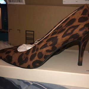 Brand New Leopard Printed Pumps - size 8